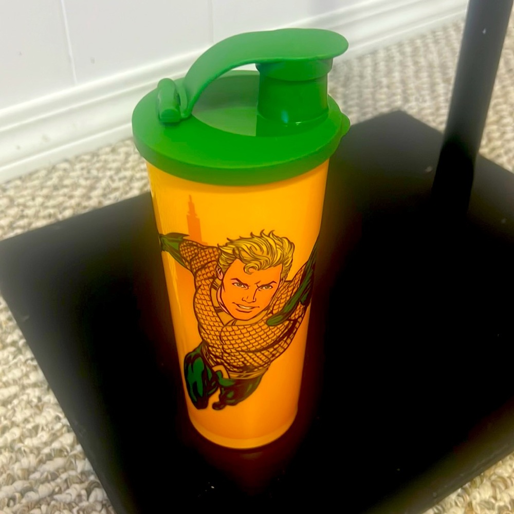 Aquaman Tupperware Water Bottle